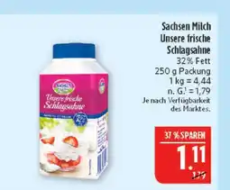 Marktkauf Sachsen milch unsere frische schlagsahne Angebot