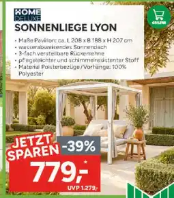 Marktkauf Home deluxe sonnenliege lyon Angebot