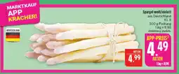 Marktkauf Spargel weiß/violett Angebot
