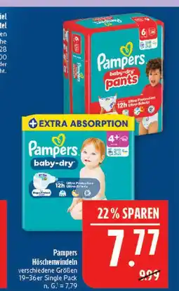 Marktkauf Pampers baby-dry pants Angebot