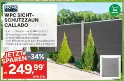 Marktkauf Home deluxe wpc sichtschutzzaun callado Angebot