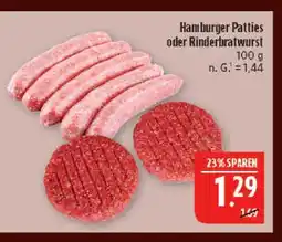 Marktkauf Hamburger patties Angebot