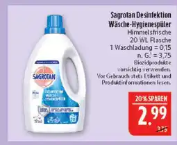 Marktkauf Sagrotan desinfektion wäsche-hygienespüler Angebot
