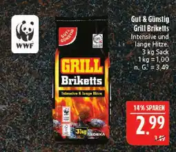 Marktkauf Gut & günstig grill briketts Angebot