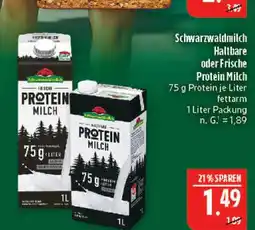 Marktkauf Schwarzwaldmilch haltbare protein milch Angebot