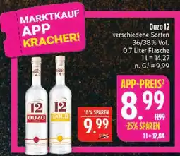 Marktkauf Ouzo 12 ouzo Angebot