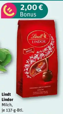 REWE Lindt Lindor Angebot
