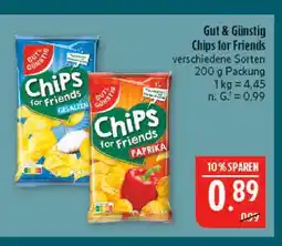 Marktkauf Gut & günstig chips for friends gesalzen Angebot