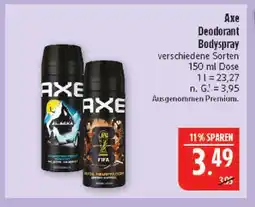 Marktkauf Axe alaska deodorant bodyspray Angebot