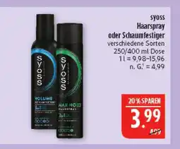 Marktkauf Syoss volume haarspray Angebot