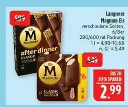Marktkauf Langnese magnum eis after dinner classic Angebot