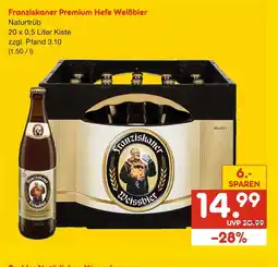 Netto Marken-Discount Franziskaner premium hefe weißbier Angebot