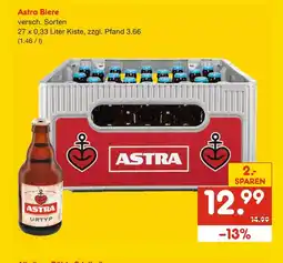 Netto Marken-Discount Astra biere Angebot