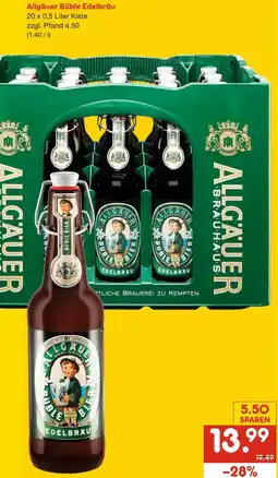 Netto Marken-Discount Allgäuer brauhaus büble edelbräu Angebot
