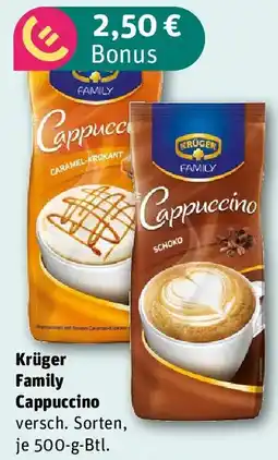 REWE Krüger Family Cappuccino Angebot