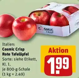 REWE Cosmic Crisp Rote Tafeläpfel Angebot