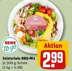 REWE REWE to go Salatschale BBQ-Mix Angebot