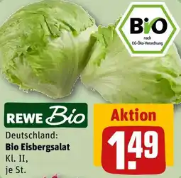 REWE Bio Eisbergsalat Angebot