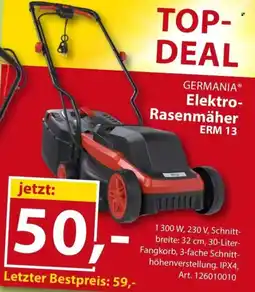 Sonderpreis Baumarkt GERMANIA Elektro- Rasenmäher ERM 13 Angebot