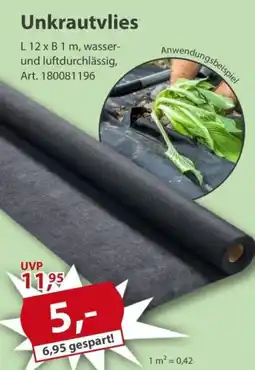 Sonderpreis Baumarkt Unkrautvlies Angebot