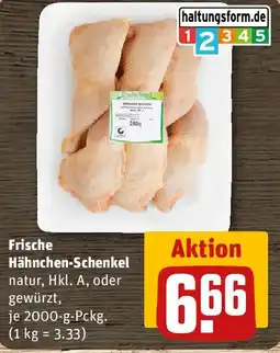 REWE Frische Hähnchen-Schenkel Angebot