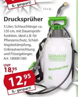 Sonderpreis Baumarkt GERMANIA Drucksprüher Angebot