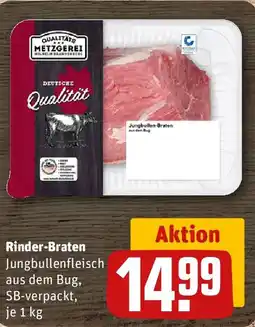 REWE Rinder-Braten Jungbullenfleisch Angebot