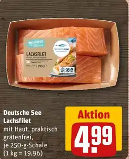 REWE Deutsche See Lachsfilet Angebot
