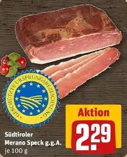 REWE Südtiroler Merano Speck g.g.A. Angebot