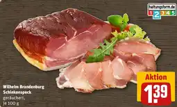 REWE Wilhelm Brandenburg Schinkenspeck Angebot