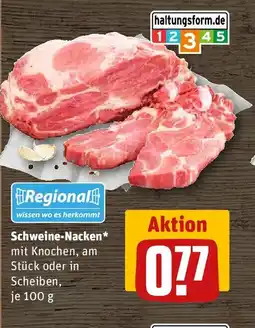 REWE Schweine-Nacken Angebot