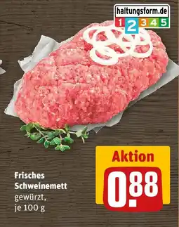 REWE Frisches Schweinemett Angebot
