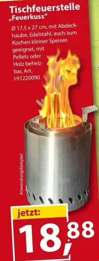 Sonderpreis Baumarkt Tischfeuerstelle ,,Feuerkuss" Angebot
