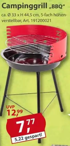 Sonderpreis Baumarkt Campinggrill ,,BBQ" Angebot