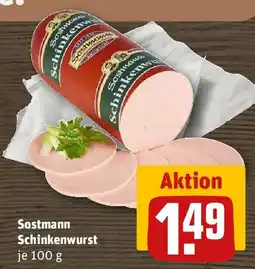 REWE Sostmann Schinkenwurst Angebot