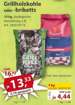 Sonderpreis Baumarkt Grillholzkohle oder -briketts Angebot