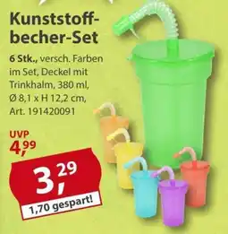 Sonderpreis Baumarkt Kunststoffbecher-Set Angebot