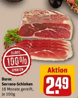 REWE Duroc Serrano-Schinken Angebot