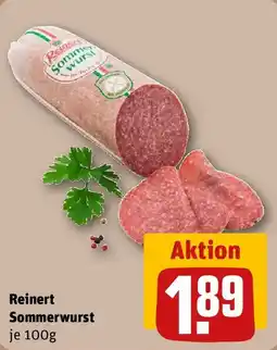 REWE Reinert Sommerwurst Angebot