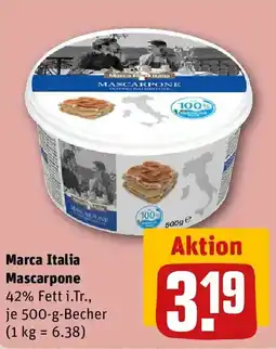 REWE Marca Italia Mascarpone Angebot