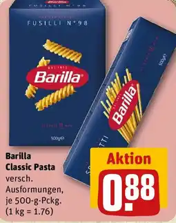 REWE Barilla Classic Pasta Angebot