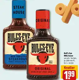 REWE Bull's Eye BBQ Sauce Angebot