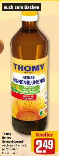 REWE Thomy Reines Sonnenblumenöl Angebot