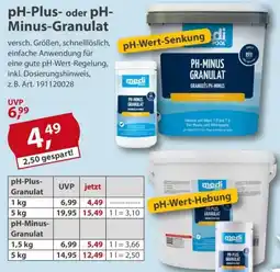 Sonderpreis Baumarkt medi POOL pH-Plus- oder pH- Minus-Granulat Angebot
