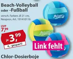 Sonderpreis Baumarkt Beach-Volleyball oder -Fußball Angebot