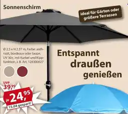 Sonderpreis Baumarkt Sonnenschirm Angebot