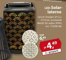 Sonderpreis Baumarkt LED-Solarlaterne Angebot