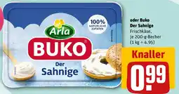 REWE Arla oder Buko Der Sahnige Frischkäse Angebot