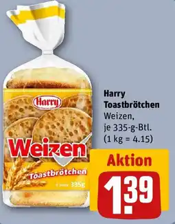 REWE Harry Toastbrötchen Angebot