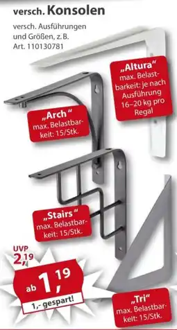 Sonderpreis Baumarkt versch. Konsolen Angebot